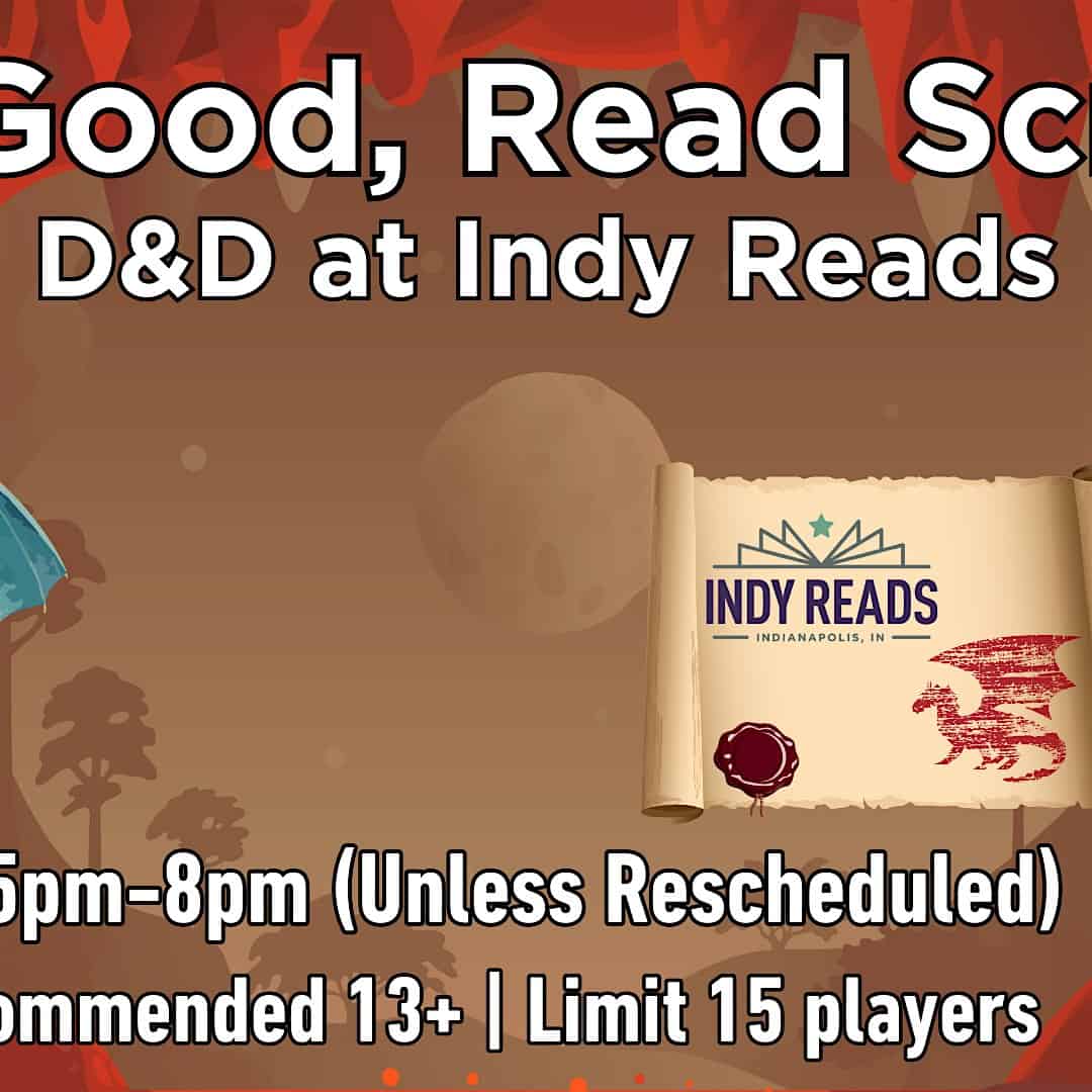 Indy Reads community literacy event promoting reading and storytelling in Indianapolis.